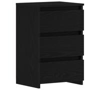 Rantry Bedside Cabinet with Drawer 2 pcs Black oak 40 x 35 x 62.5 cm Bedside table, coffee table, coffee table, bedside sofa table in the living room and bedroom ZSSLW-UK862614UK
