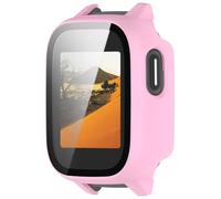 RanTuo Case Compatible with Cosmo JrTrack5, Hard PC + Tempered Screen Film Integrated, Dust-Proof, Drop-resistant.(Pink)