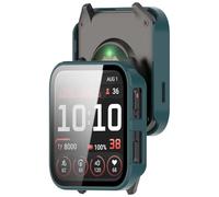 RanTuo Case Compatible with Garmin Venu X1, Hard PC + Tempered Screen Film Integrated, Dust-Proof, Drop-resistant.(Pine Needle Green)