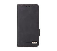 RanTuo Phone Case for BlackBerry KEY2, with Card Slots, Bracket, TPU + PU Leather, Flip Case Cover for BlackBerry KEY2.(Black)