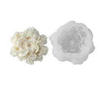 Ranunculus Floral Shape Silicone Molds Food Grade Silicone Temperature Resistant for Making Soap Chocolate Baking Essential Oil Diffuser Cast
