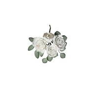 Ranunculus sugar flower cake decoration Spray - 160mm -modern wired sugar flower Ranunculus and Rose sugar flower spray