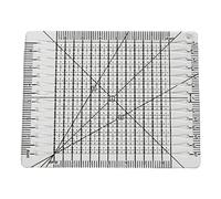 Ranuw 1 Pcs Stripology Mini Quilt Ruler Clear Acrylic Patchwork Ruler Handmade Easily High Precision Cutting Sewing Quiltcut Strip Savvy Square Up Slotted Quilting Ruler