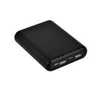 Ranuw 4x18650 Power Bank Shells Outer Cover Mobile Power Case DIY Shells Storage Box Lightweight And Durable Type-c/Micro Use 4x 18650 Battery Case