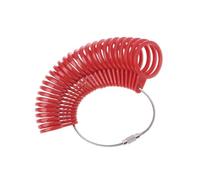 Ranuw Finger Ring Sizer Plastic Jewelry Making Measurement Mandrel Standard Size Tool Ring On Finger Measure Ring Accessories Ring Measurement Tool US Size