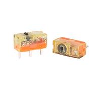 Ranuw Original TTC Micro Mouse Switch Gold Contact Dustproof 30/60/80 Million Clicks Life Feel Switch 2Pieces TTC Mouse 3 Feet Gold Contact Yellow Keyboard Switch