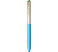 Ranvi Hero 616 Fountain Pen,Gold Trim,0.38mm nib Blue