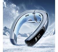 RANVOO AICE LITE MAX 2026 Real AC Cold Blast [No.1 Coolest & Most Durable] AI Neck Air Conditioner, Best Immersive Neck Cooler, 6000 mAh Rechargeable Neck Fan Blow Cold Air, Gifts for Mom,Glacier Blue