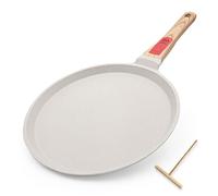 RANX INGST Crepe Pan 30 cm for Induction Cookers with Removable Handle White