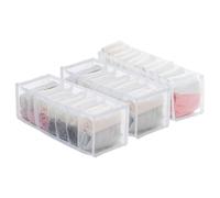 RANYAKE Underwear & Sock Organiser - 3 Pcs Foldable Clothes Drawer Organisers for Socks, Panties, Belts, Neck Ties & Handkerchiefs