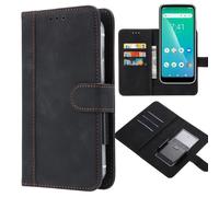 Ranyi for ELLIPAL Titan 2.0 Crypto Cold Wallet Case, Universal PU Leather with Card Holder Slots Movable Clip Design Magnetic Flip Protection Case for ELLIPAL Titan 2.0 Secure Crypto Wallet -Black