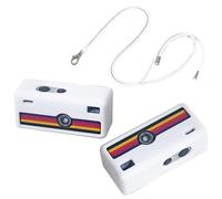 Ranyi for KODAK CHARMERA Keychain Digital Camera Silicone Case, Protection Silicone Rubber Case with 27.5" Lanyard Tether Compatible for KODAK CHARMERA Keychain Digital Mini Camera Blind Box -White