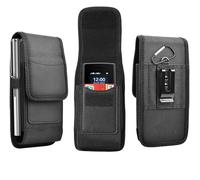 Ranyi for Nokia 105 110 225 / Nokia 6300 3210 / Easyfone Prime A6 T6 Case | Protection Vegan Leather Wallet Holster with Belt Clip & Card Holder Carrying Case for ArtFone C1+4G / BLU Z5 Tank Mini