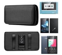 Ranyi for SnowSky/FiiO Echo Mini/FiiO M21 M23 / JadeAudio/FiiO JM21 MP3 Player Case, Horizontal Nylon Pouch Holster with Belt Clip Storage Carrying Case Compatible with FiiO M21 M23 JM21 MP3 Player