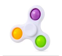 Ranzah Fidget Hand Spinner Toy Finger Bubble Pop Sensory ADHD Anxiety Stress Relief Gift Party Travel Toy For kids Teens Adults