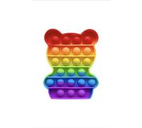 Ranzah Pop Fidget Toy Bear Push Pop Bubble Sensory Toy For Kids And Adults Travel Poppet Toy Squishy Toy For Gifts & Parties ADHD Stress & Anxiety Relief Toy Squeeze Toddler Toy (Bear)