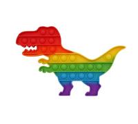 Ranzah Pop Fidget Toy Dinosaur Push Pop Bubble Sensory Toy For Kids And Adults Travel Popper Poppet Toy Squishy Toy For Gifts & Parties ADHD Stress & Anxiety Relief Toy Squeeze Toddler Toy (Dinosaur)
