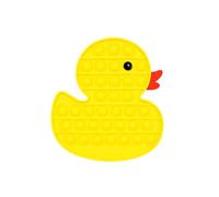 Ranzah Pop Fidget Toy Push Pop Bubble Sensory Toy For Kids And Adults Travel Poppet Toy Squishy Toy For Gifts & Parties ADHD Stress & Anxiety Relief Toy Squeeze Toddler Toy (Duck)