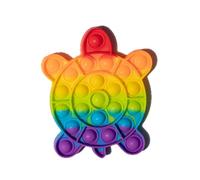Ranzah Tortoise Fidget Toy |Push Pop Bubble Sensory Poppet Toys For Kids And Adults| Rainbow Popper Pop Up Toys For Fun|Autism Special Needs Silicone Stress Reliever Fidget Toys (Tortoise)