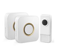 Ranzah Wireless Doorbell, 1000 FT Long Range, 58 Ring Tunes, Waterproof, Mute Mode, 5 Volume Level, Plug in Led Cordless Doorbell for Homes, Offices, Hotels