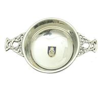RAOC Pewter Knot Band Quaich Bowl Scottish Quaich ME22
