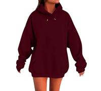 raoieykaxu Hoodies for Women Uk Oversized Hoodie Casual Long Sleeve Plain Pullover Fashion Tops Trendy Solid Color Hoodie Autumn Winter Ladies Cute Sweatshirts with Pockets