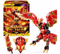 RaoNEE Metal Cardbot W IGNIX Red Phoenix Transforming Robot Korean Animation