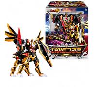 RaoNEE Metal Cardbot W NIGHTGRIFFON Gold Gryphon Bomber Transforming Robot Plane Korean Animation