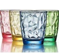 RAONEUS Plastic Glasses Unbreakable Tumblers Coloured Glasses for Kids Acrylic Glasses Drinking for BBQ’s,Camping,Picnic,Birthday Party,Everyday Use (300ml Color)