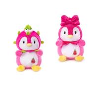 RAOPLA 2 Pcs Cute Penguin Soft Toy, Soft Fluffy Penguin Plush Pillow, Kawaii Stuffed Animal Cuddly Doll for Kids, Perfect Hugging Companion for Boys Girls Adults Birthday Gifts (Style 5)