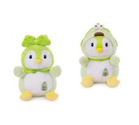 RAOPLA 2 Pcs Cute Penguin Soft Toy, Soft Fluffy Penguin Plush Pillow, Kawaii Stuffed Animal Cuddly Doll for Kids, Perfect Hugging Companion for Boys Girls Adults Birthday Gifts (Style 1)