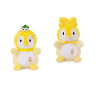 RAOPLA 2 Pcs Cute Penguin Soft Toy, Soft Fluffy Penguin Plush Pillow, Kawaii Stuffed Animal Cuddly Doll for Kids, Perfect Hugging Companion for Boys Girls Adults Birthday Gifts (Style 4)