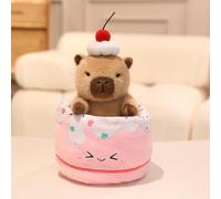 RAOPLA Cute Capybara Plushies, Dessert-Inspired Soft Squishy Plush Stuffed Doll, Kawaii Plush Toy Gifts for Kids Adults, Ideal for Birthday Christmas Holiday Home Decor & Stocking Fillers (Style 4)