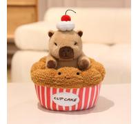 RAOPLA Cute Capybara Plushies, Dessert-Inspired Soft Squishy Plush Stuffed Doll, Kawaii Plush Toy Gifts for Kids Adults, Ideal for Birthday Christmas Holiday Home Decor & Stocking Fillers (Style 2)