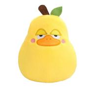 RAOPLA Cute Duck Pear Plushie Toy, Soft Plush Fruit Stuffed Doll, Reversible Squishy Pear Plush Toys Plushie Gifts for Kids Girls Adults, Ideal for Birthday Christmas Holiday & Room Decor (30cm)