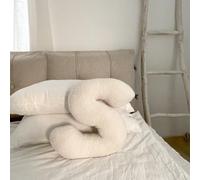 RAOPLA Letter Plush Pillow, Soft 3D English Alphabet Hugging Pillow Cushion, Cozy Cotton Stuffed Squishy Cuddly Toys for Living Room Bedroom Sofa Floor Home Decor & Decorative Gifts (Style 19)