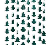 RAORAOYUE 5 Pcs Christmas Tree Paper Streamers, 6.56Ft Christmas Hanging Decorations, Xmas Backdrop Tree Garland Decor for Glamping Decor Baby Shower Party Decorations