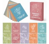 RAORAOYUE 50Pcs New Mom Affirmation Cards, Positive Affirmations Cards