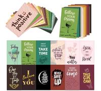 RAORAOYUE 60 Pcs Inspirational Affirmation Cards, 1.97 * 3.54 inch