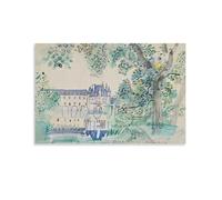 Raoul Dufy Chateau De Chenonceau Poster Canvas Painting Poster Wall Art Decorative Picture Prints Modern Decor 12x18inch(30x45cm)