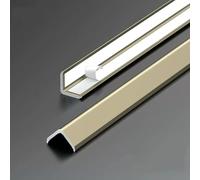 Raouoae 2 Pack Corner Protector, Self-Adhesive Metal Edge Strip For Wall Corner Protection, 89° Narrow Corner Guard For Wooden Walls & Tiles, Wall Corner Edge Protector For Home & Office(Gold B,80cm/3