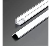 Raouoae 2 Pack Corner Protector, Self-Adhesive Metal Edge Strip For Wall Corner Protection, 89° Narrow Corner Guard For Wooden Walls & Tiles, Wall Corner Edge Protector For Home & Office(White,100cm/3