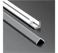 Raouoae Aluminium Angle Trim & Skirting Board Protector Angle Strip Length: 2pcs 80cm/100cm/150cm Corner Protectors For Tiles, Worktop Edging Strip For Smooth Finish(Silver,80cm/31.5in)