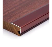 Raouoae Angle Trim Corner Protection Aluminum Profile 90 Cm*3 Pieces Angle Strip Sleek & Strong Edge Protection For Wall Corners, Suitable For Office, Kitchen, Bathroom(Rose gold,Width 35 mm)