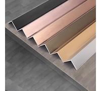 Raouoae Corner Profile Edge Protector 90 Cm*3 Pieces Sturdy Aluminum Angle Strip Metal Edging Strip For Wall Corners, Ideal For Office Spaces Prevents Corner Wear And Tear(Rose gold,30 * 30mm)