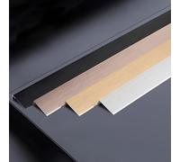 Raouoae Premium Aluminium Alloy Angle Profile For Corner & Edge Protection, 90CM Length, Set Of 3 - Robust & Versatile For Furniture, Home, And Office Use, Ideal For Construction & DIY Projects(Roségo