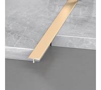 Raouoae Threshold Strips For Doorways 90cm*3 Pcs Flat Divider Strip Tile Trim And Laminate Door Threshold Strip For Seamless Floor Transitions Between Rooms(Gold,Width: 20mm)