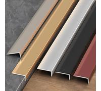 Raouoae Wall Corner Guard Edge Protector Tile Trim 90 Cm*3 Pieces Aluminum Corner Protection Profile Ideal For Walls Prevents Corner Damage In High-Traffic Areas(Gold,Width 35 mm)