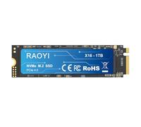 RAOYI 1TB NVMe Internal Solid State Drive M.2 2280 PCIe Gen4x4 SSD, Up to 5000MB/s, Configure SLC Cache, Storage and Memory Expansion for PS5 Laptop Desktop