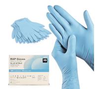 RAP Gloves Professional Nitrile Powder Free Multi Purpose Gloves Disposable, Extra Strong Disposable Examination Vinyl Free Gloves, Surgical Powder Free Nitrile Gloves (XS - Pack of 1000)